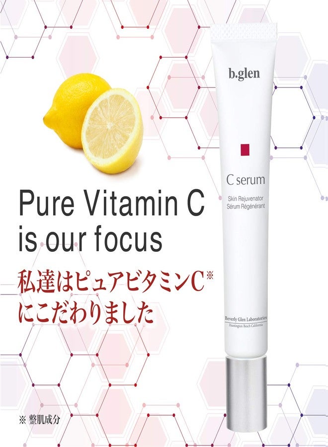 b.glen Pure Vitamin C Serum 0.51 Fl.Oz. | Multi-Functional Serum with Ascorbic Acid. Minimizes Pore Size, Brighter Skin, Anti-Wrinkles, Fade Acne scars, and Redness, - Image 3